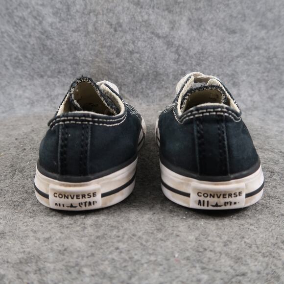 Converse Shoes Infant 7 Sneakers Casual All Star Chuck Taylor Canvas Black White - Picture 6 of 12